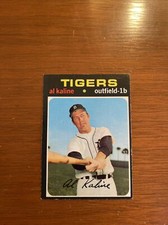 1971 Topps Al Kaline #180 Detroit Tigers HOF  Sharp!