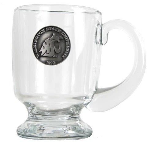 Washington State Cougars Large Glass Mug - 16oz Cover
