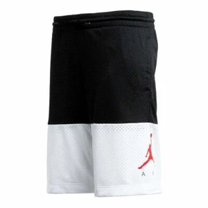 Nike Air Jordan Jumpman Mesh Basketball Shorts Black White Red Youth Boys XL NWT - Picture 1 of 10