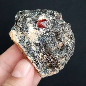 Zircon with Biotite from Gilgit Baltistan Pakistan. - Bild 1 von 6