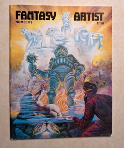 Fantasy Artist Magazine 1981 No. 9 Volume 3 # 1 Vintage 1980s Fantasy Art RARE - Picture 1 of 12