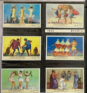6 Chromos Liebig Number S1439 Belgium Danses Of THE FORMER Greece Year 1942 - Picture 1 of 1
