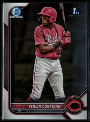 2022 Bowman Chrome Prospects #BCP-187 Yerlin Confidan RC - Image 1 of 2