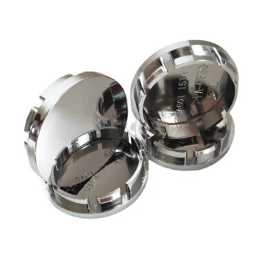4Pcs 56mm Universal Car Wheel Center Caps Hub Tyre Rim Hub ABS Chrome Cap Cover - Image 1 of 4