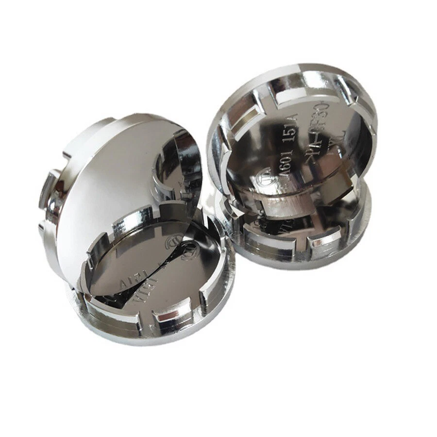 4Pcs 56mm Universal Car Wheel Center Caps Hub Tyre Rim Hub ABS Chrome Cap Cover - Image 1 of 4
