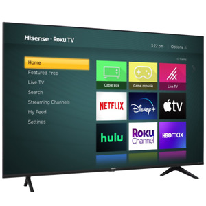 Hisense TV 58-Inch Class 4K UHD LED LCD Roku HDR R6 Series Home Smart Television