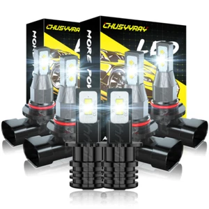 For Lexus SC300 1994-2000 6000K LED Headlights + Fog Lights Bulbs Combo Kit 6pcs - Picture 1 of 17