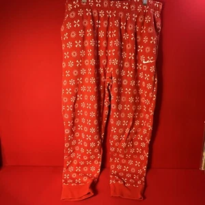 Nike Sportswear Club Fleece Monogram Joggers Mens Size XL FJ1637-657 Red NWT - Picture 1 of 7