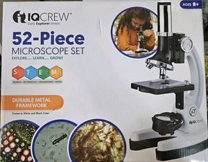 Brand NEW - Beginner 52 Piece All-In-One STEM Microscope Kit Up To 1200x Magnify - Picture 1 of 8