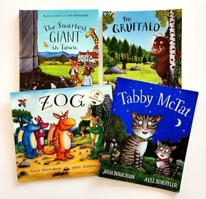Julia Donaldson & Axel Scheffler Children's Picture Book Lot (Bundle Of 4 Books) - Picture 1 of 5