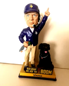 BUD GRANT "UNSIGNED" Bobblehead - Minnesota Vikings HOF'er RARE - LAST ONE! - Picture 1 of 5