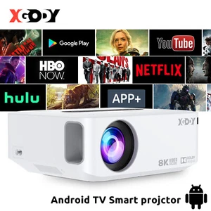 8K UHD Beamer 12000LMS LED Heimkino 5G WiFi Projektor Multimediaplayer Bluetooth - Bild 1 von 13