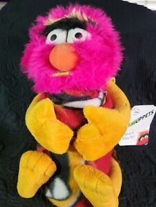 New VTG The Muppets Animal - Throw Blanket & Pillow Disney Stuffed MUPPET SHOW 