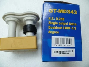 GT-Sat GT-MDS43 Monoblock Single LNB 4.3 Grad (für Astra/Astra 19.2° + 23.5° - 1 - Bild 1 von 3