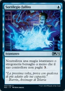 MTG MISCAST FOIL EXC - SORTILEGIO FALLITO - M21 - MAGIC - Imagen 1 de 1