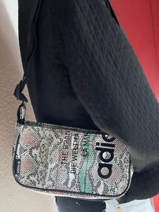 Handtasche,ADIDAS, Mini Airline, Multico, Tasche, Animal Print, Grün Beige, Neu! - Bild 1 von 9