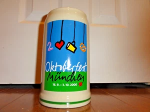 Oktoberfest 2000 Munchen Rastal Beer Stein oficial 1L Alemania - Imagen 1 de 11