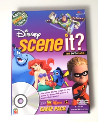 Disney Scene It? DVD Game Pack – Add-On or Standalone – Pixar Disney Trivia 2005 - Image 1 of 4