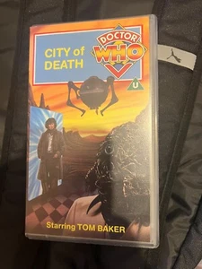 DOCTOR DR WHO BBC VHS VIDEO - CITY OF DEATH - Picture 1 of 4
