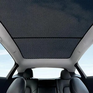 ToptreeEV Tesla Model Y Sunshade Roof Sun Shade Glass Roof Sunshade Foldable Win - Foto 1 di 7