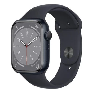 Apple Watch Series 8 GPS Cellular Midnight Aluminium with Sport Band Smartwatch - Picture 1 of 4
