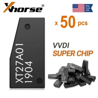 50x Xhorse Super Chip XT27A Transponder For VVDI KEY TOOL MAX/ VVDI MINI/ VVDI2 - Image 1 of 4