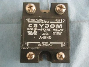 Crydom Model: A4840 Solid State Relay. 90-280V Input. 280/480V Output. 40A - Picture 1 of 1