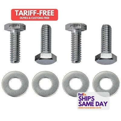 Trans-Dapt 9406, Set of 4 Valve Cover Bolts Steel Chrome Performance Racing Part - Image 1 of 4