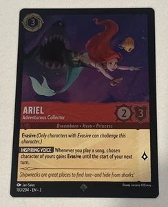 Disney Lorcana Into The Inklands ARIEL Adventurous Collector 103/204 FOIL - Picture 1 of 2