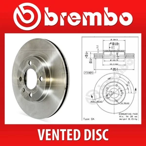 BREMBO Brake Disc Pair - Front Axle - Fits Nissan - 09.5931.10 - OE Equivalent - Picture 1 of 2