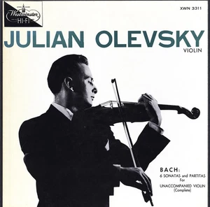 3LP Box BACH 6 Sonatas & Partitas for Solo Violin OLEVSKY Westminster XWN-3311 - Picture 1 of 3