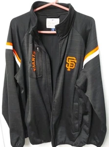 GIII Sports by Carl Banks San Francisco SF Giants Zipup Jacket EXTRA LARGE Black - Picture 1 of 13