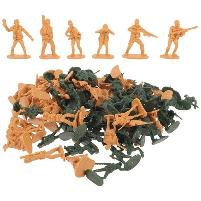  100pcs Sand Table People Models Mini People Figures Soldier Mini Figurines - Image 1 of 4