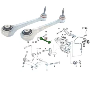 BMW 6 7ER E63 E64 E65 RADAUFHÄNGUNG SPURLENKER HINTEN OBEN LINKS RECHTS - Bild 1 von 2