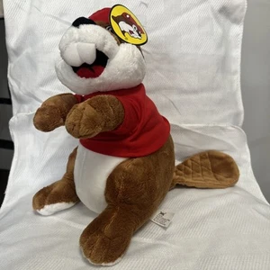 JAAG Buc-ees Mascotte Castoro 11” Peluche con Camicia Bucky The Beaver 2024 Nuovo con etichette - Foto 1 di 3