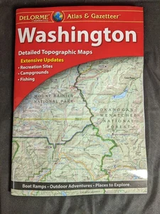 Delorme Washington Atlas & Gazetteer - Map By DeLorme - Like New - Foto 1 di 10