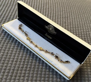 Harley Davidson 10k Gold Bracelet-Black Hills-Stamper-7 Inch-8.8 grams - Picture 1 of 9