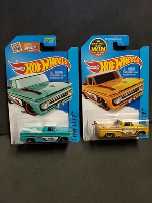 2015 Hot Wheels серия Surf Patrol заказные пикапы Chevy 62 года No72/250 пара (2) - Изображение 1 из 4