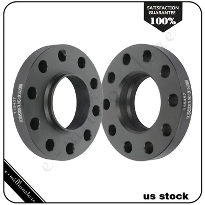 2 piezas espaciadores de rueda 20 mm 5x120 centrados en el cubo 12x1,5 pernos para BMW 525i 1996-2003 Foto 1 de 4