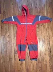 Kids Oakiwear One Piece Rainsuit -Size 6/7 - Color Red - NWOT - MSRP $95 - Picture 1 of 15