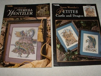The Best of Teresa Wentzler Fantasy Collection Cross Stitch Book 19 Patterns - Image 1 of 4