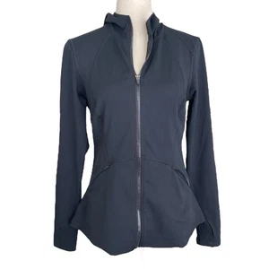 Spyder Active Women’s Jacket Sz M Hoodie Stretch Thumb Holes Zip Pockets Outdoor - Picture 1 of 11