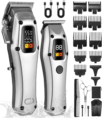 Tagliacapelli Uomo Professionale, Macchinetta per Capelli Tagliabarba Trimmer, T - Immagine 1 di 4