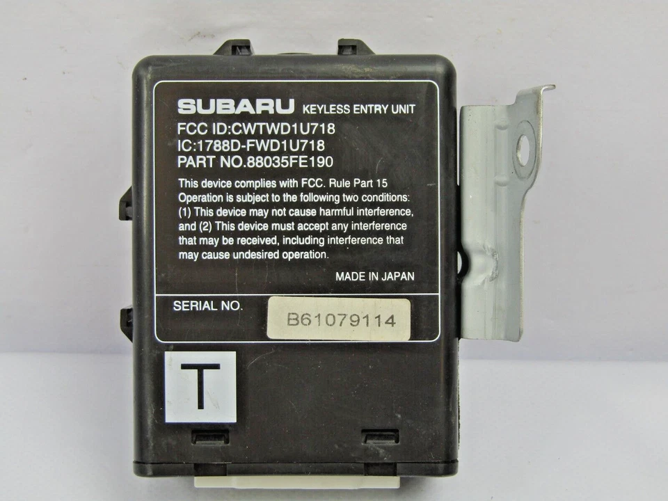 Módulo de entrada sin llave Subaru Impreza Wagon 2002-2007 OEM 88035FE190 Foto 1 de 4