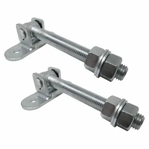 2 Stück einstellbare M20 Torangeln mit Montageplatte Torscharnier Torband - Bild 1 von 3