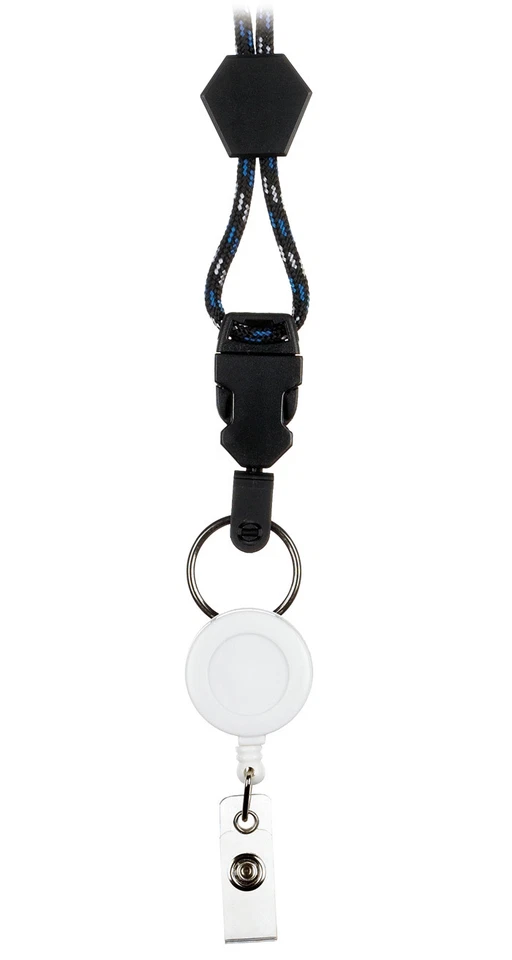 Prestige Medical Retractable Black Lanyard 6053