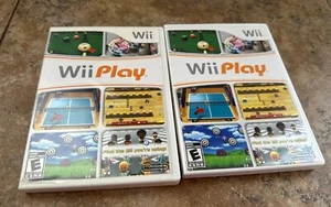 Lot Of 2 Wii Play One With Manuel, One without Manuel  (Nintendo Wii, 2007) - Picture 1 of 10