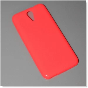 Custodia Silicone Back Case Fluo Cover Gel Glitter Sottile Htc Desire 620 Rossa - Foto 1 di 4