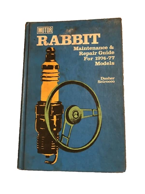 VW Volkswagen Rabbit Scirocco 1974-1977 Shop Service Repair Manual Engine Guide - Image 1 of 4