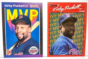 Donruss Leaf Baseball Trading Cards Kirby Puckett Minnesota Twins Lot of 2 - Picture 1 of 6